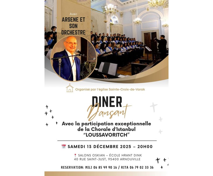 Diner Dansant avec Arsene et son Orchestre