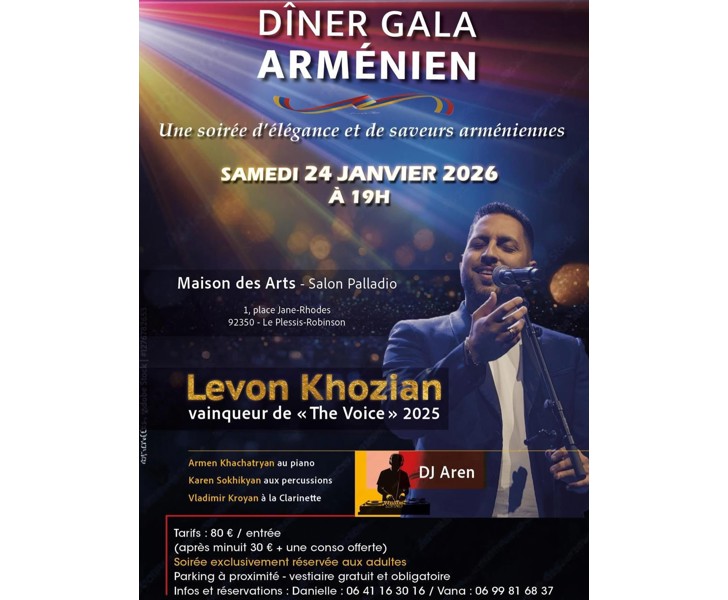 Dîner Gala Arménien