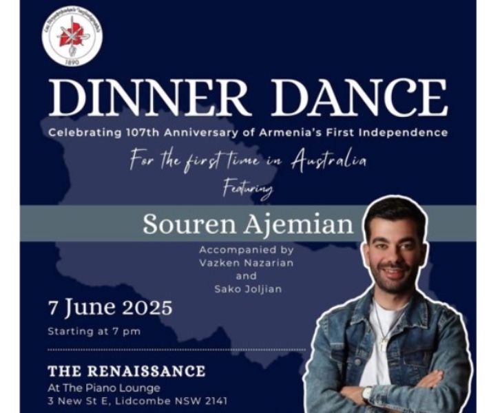 Souren Ajemian accompanied by Vazken Nazarian and Sako Joljian