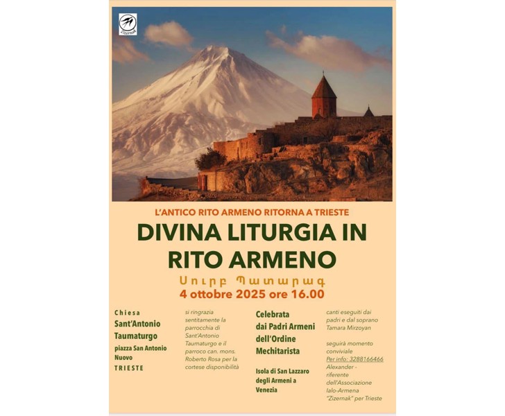 Divina Liturgia in Rito Armeno