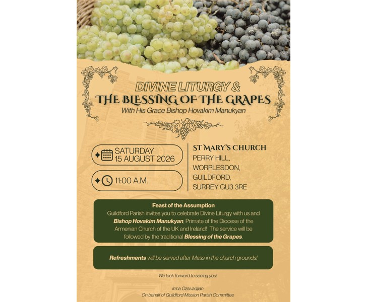 Divine Liturgy & The Blessing of the Grapes