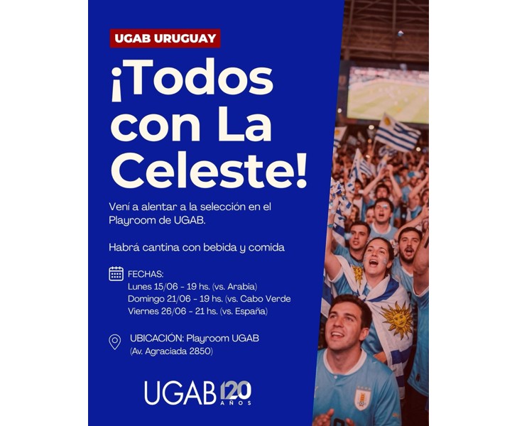 ¡Todos con La Celeste!
