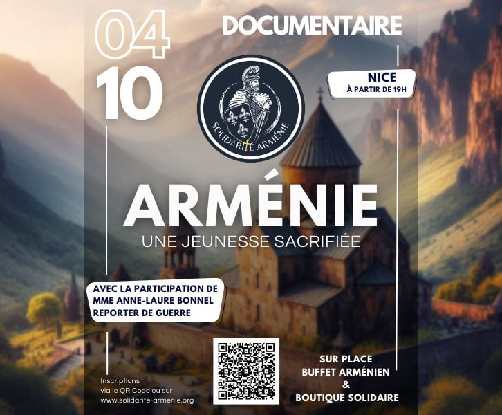 Documentaire " Arménie : Une jeunesse sacrifiée "