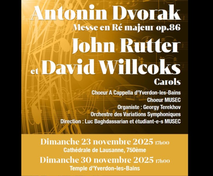 Dvořák, Rutter et Willcocks