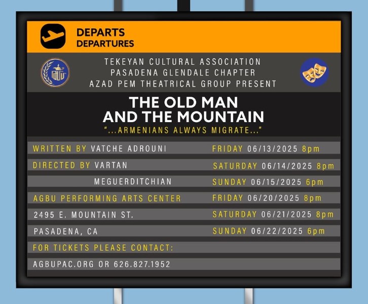 Dzerounin Yev Leruh (The Old Man and the Mountain) Theatre Production