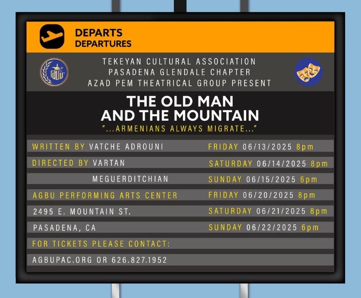 Dzerounin Yev Leruh (The Old Man and the Mountain) Theatre Production