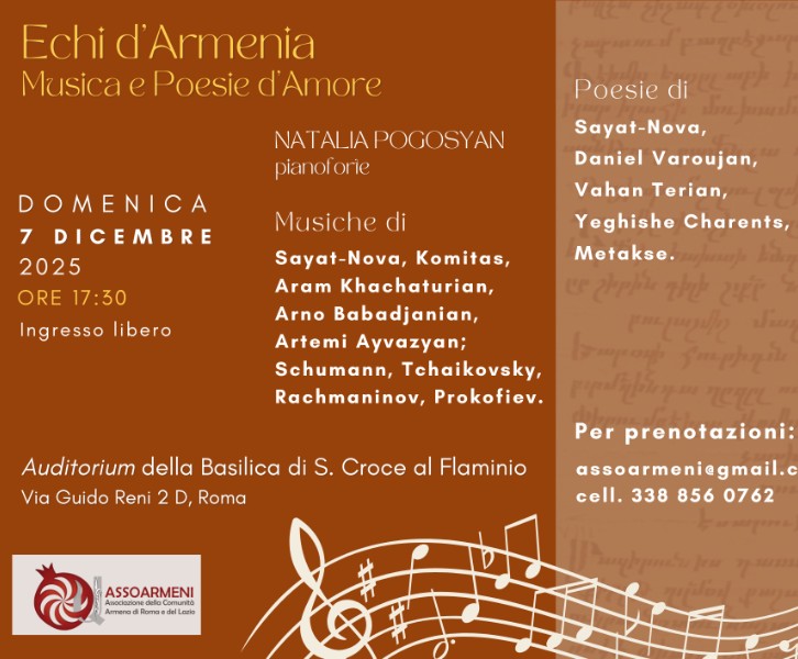 Echi d'Armenia, Musica e Poesia