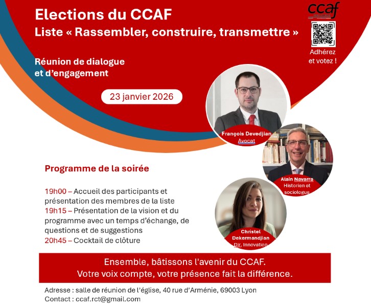 Elections du CCAF : Réunion de présentation et d'échange