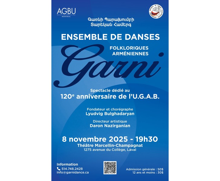 Ensemble de Danses Folkloriques Arméniennes Garni