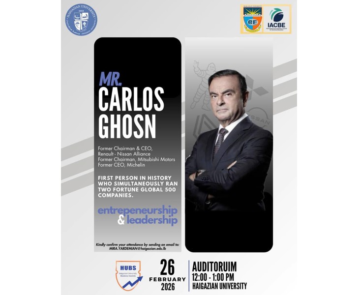 Entrepreneurship & Leadership with Mr. Carlos Ghosn