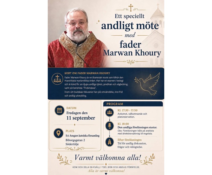 Ett speciellt andligt möte med fader Marwan Khoury