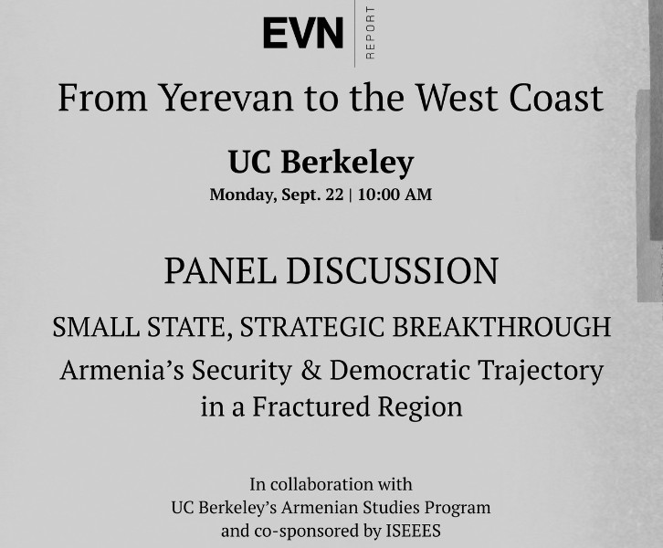 EVN Talks: Small State, Strategic Breakthrough - Armenia’s Security & Democratic Trajectory in a Fractured Region