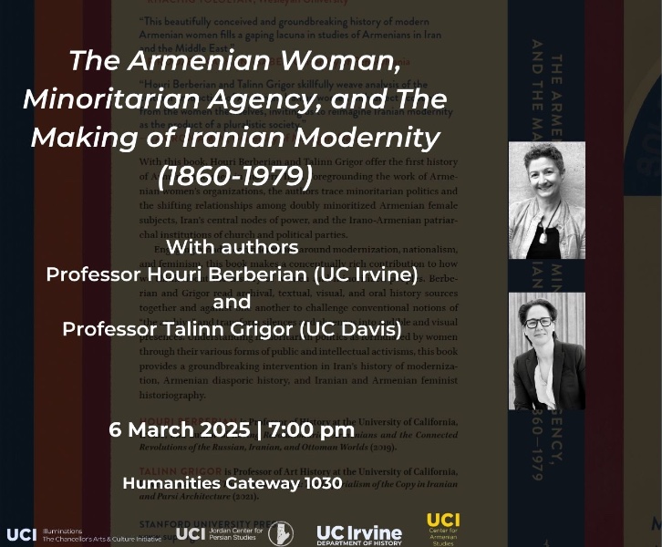 Book Launch: The Armenian Woman, Minoritarian Agency, and the Making of Iranian Modernity, 1860–1979