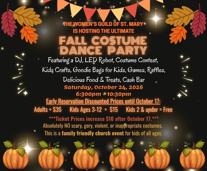 Fall Costume Dance Party 