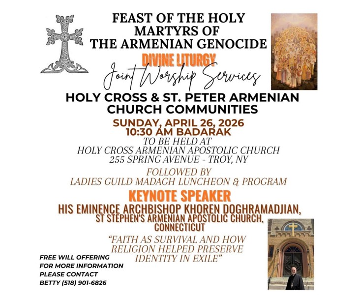 Feast of the Holy Martyrs of the Armenian Genocide