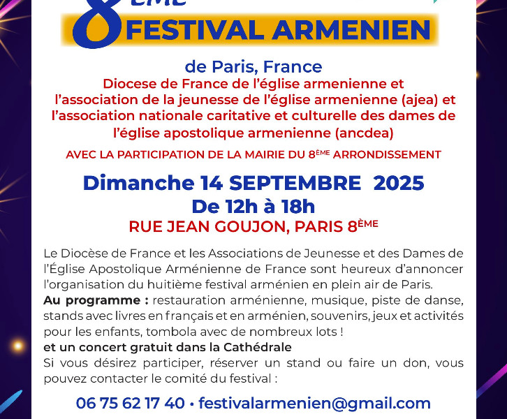 Festival arménien rue Jean Goujon