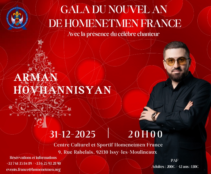 Gala du Nouvel An de Homenetmen France 