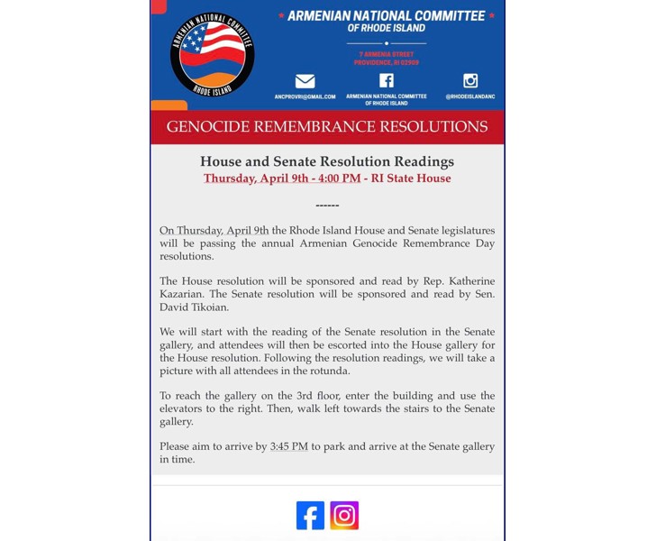 Genocide Remembrance Resolutions