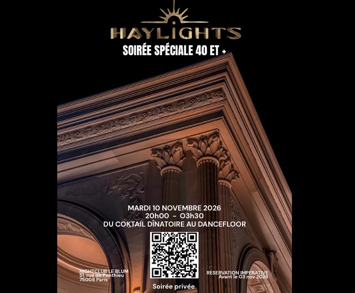 SOIRÉE HAYLIGHTS 40+ COCTAIL DÎNATOIRE