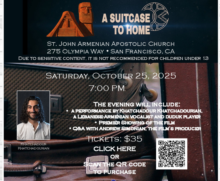 Global Film Premier of "A Suitcase to Home" & Performance By Khatchadour Khatchadourian