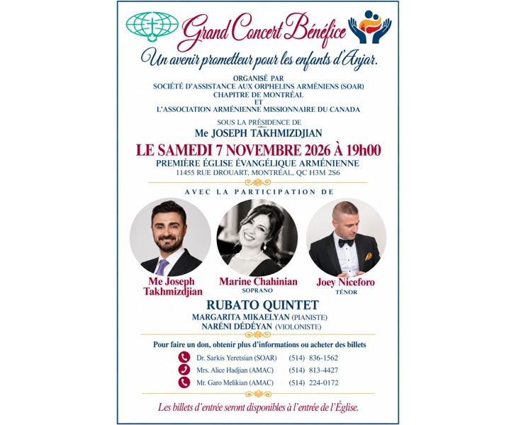 Grand Concert Bénéfice