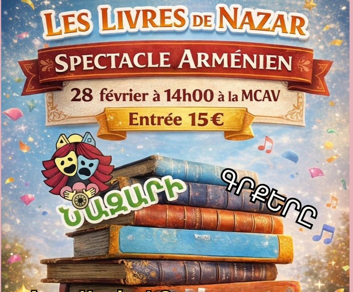 Les livres de Nazar ✨📚 Նազարի գրքերը 🎭 Spectacle arménien pour petits et grands