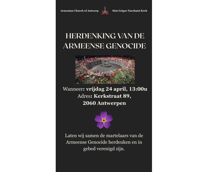 Herdenking van de Armeense Genocide