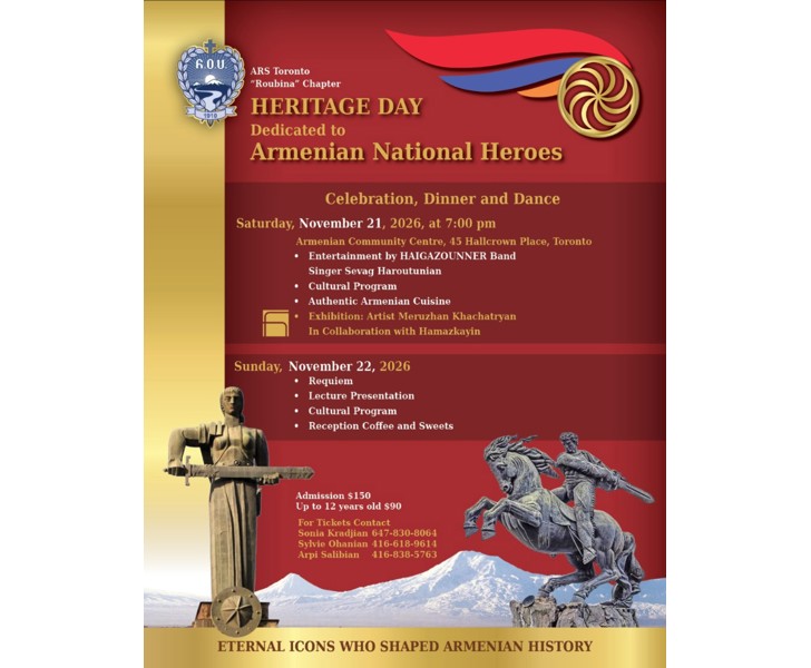 Heritage Day Dedicated to Armenian National Heroes