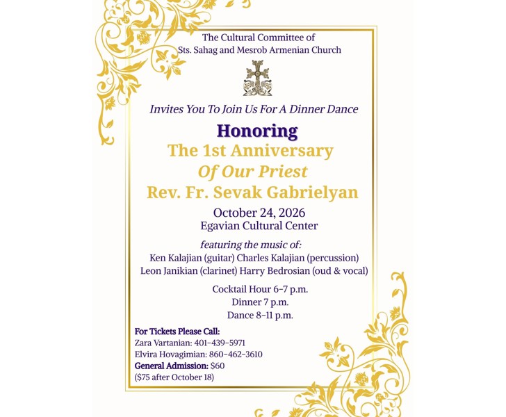 Honoring The 1st Anniversary Of Our Priest Rev. Fr. Sevak Gabrielyan