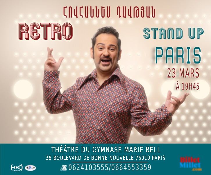 Hovhannes Davtyan Retro Stand Up a Paris