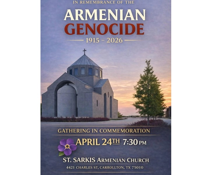 In Remembrance of the Armenian Genocide