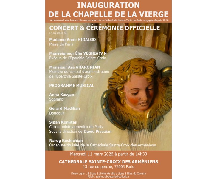 Inauguration de la Chapelle de la Vierge
