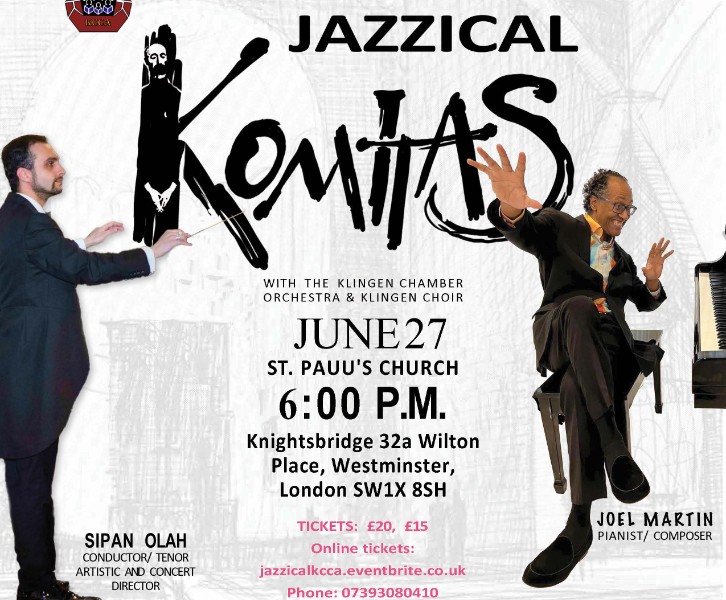 “Jazzical Komitas” concert in London