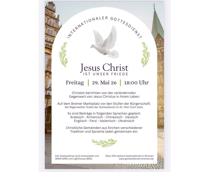 Jesus Christ ist unser Friede