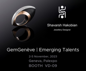 Jewellery Designer, Shavarsh Hakobian, Emerging Talent in Geneva 