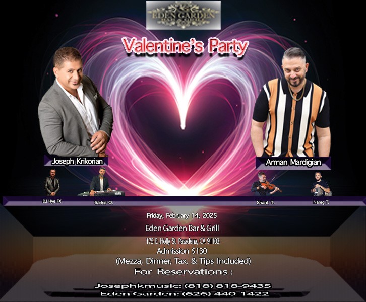 Joseph Krikorian & Arman Mardigian Valentine's Party 