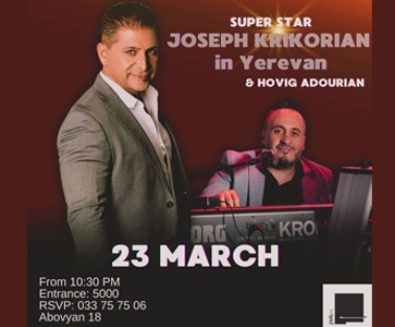 Joseph Krikorian In Yerevan with Hovig Adourian 