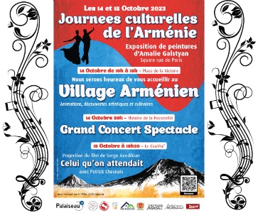 "Journées culturelles Arméniennes" et "Village Arménien" à Palaiseau