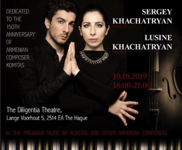 Komitas 150th anniversary concert in the Hague