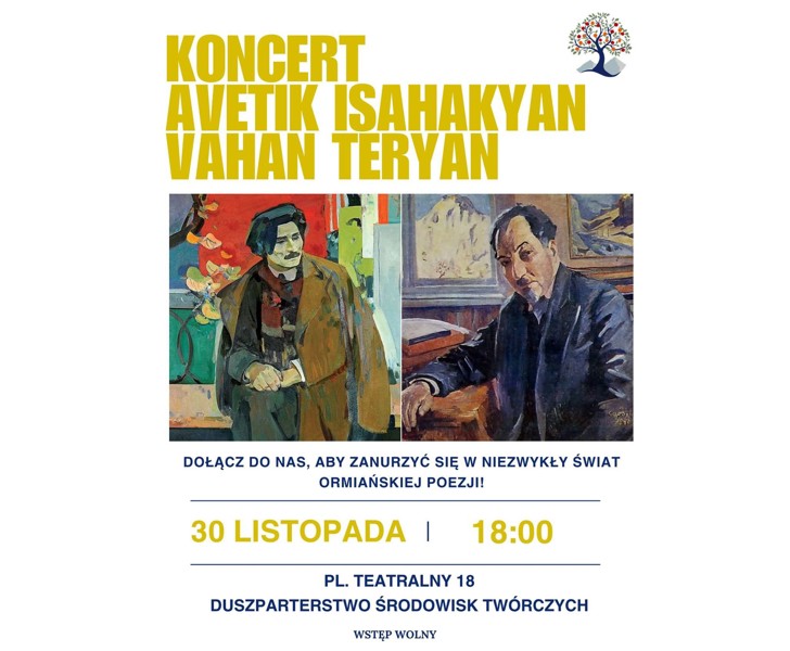 Koncert Avetik Isahakyan Vahan Teryan