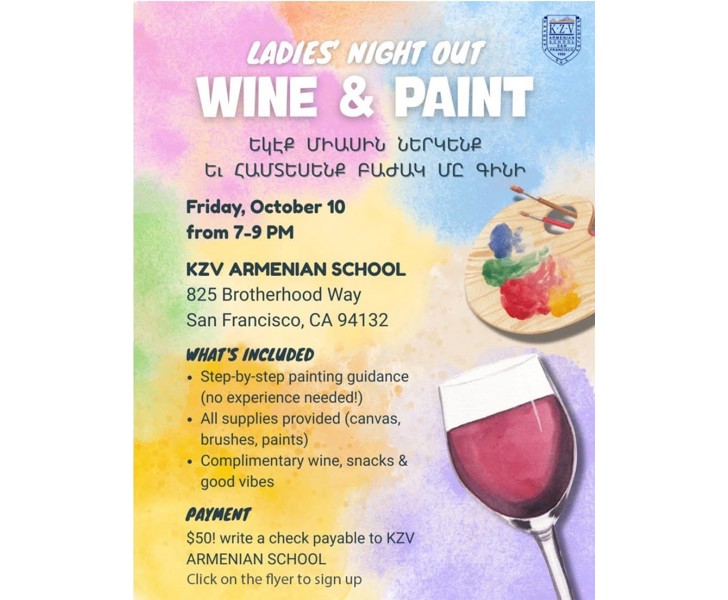 Ladies' Night Out Wine & Paint