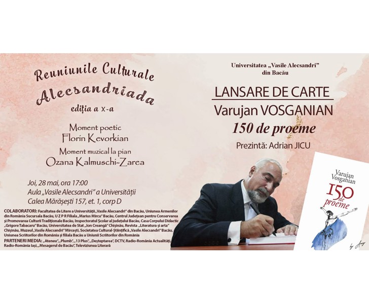 Lansare de carte Varujan Vosganian - 150 de poeme