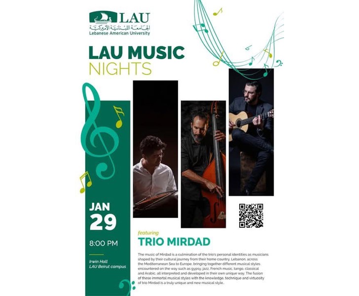 LAU Music Nights featuring Trio Mirdad