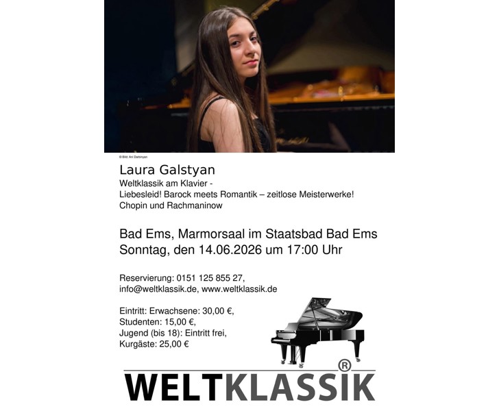 Laura Galstyan - Weltklassik am Klavier
