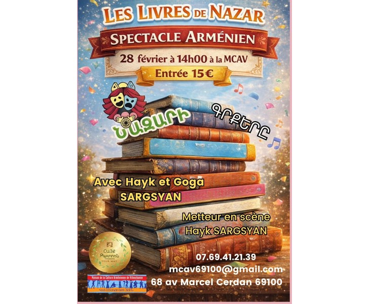 Les Livres de Nazar - Spectacle Arménien