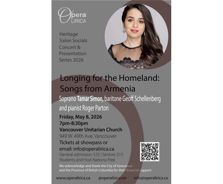 Longing for the Homeland: Songs from Armenia