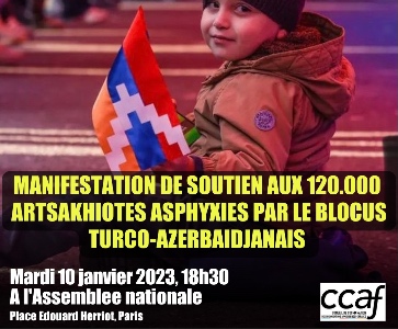 Manifestation de soutien pour l’Artsakh