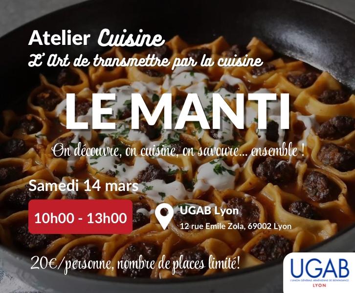 Atelier de cuisine: Le Manti