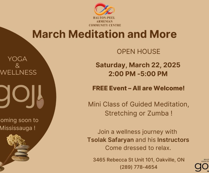 March Meditation and More at Goji Yoga