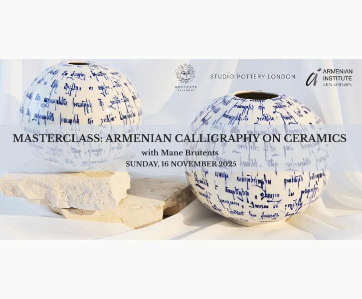 Masterclass: Armenian Calligraphy on Ceramics with Mane Brutents